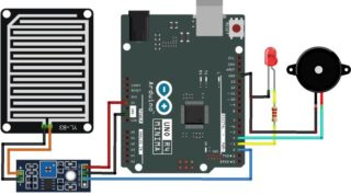 Rain Detection using Raindrop Sensor Module & Arduino