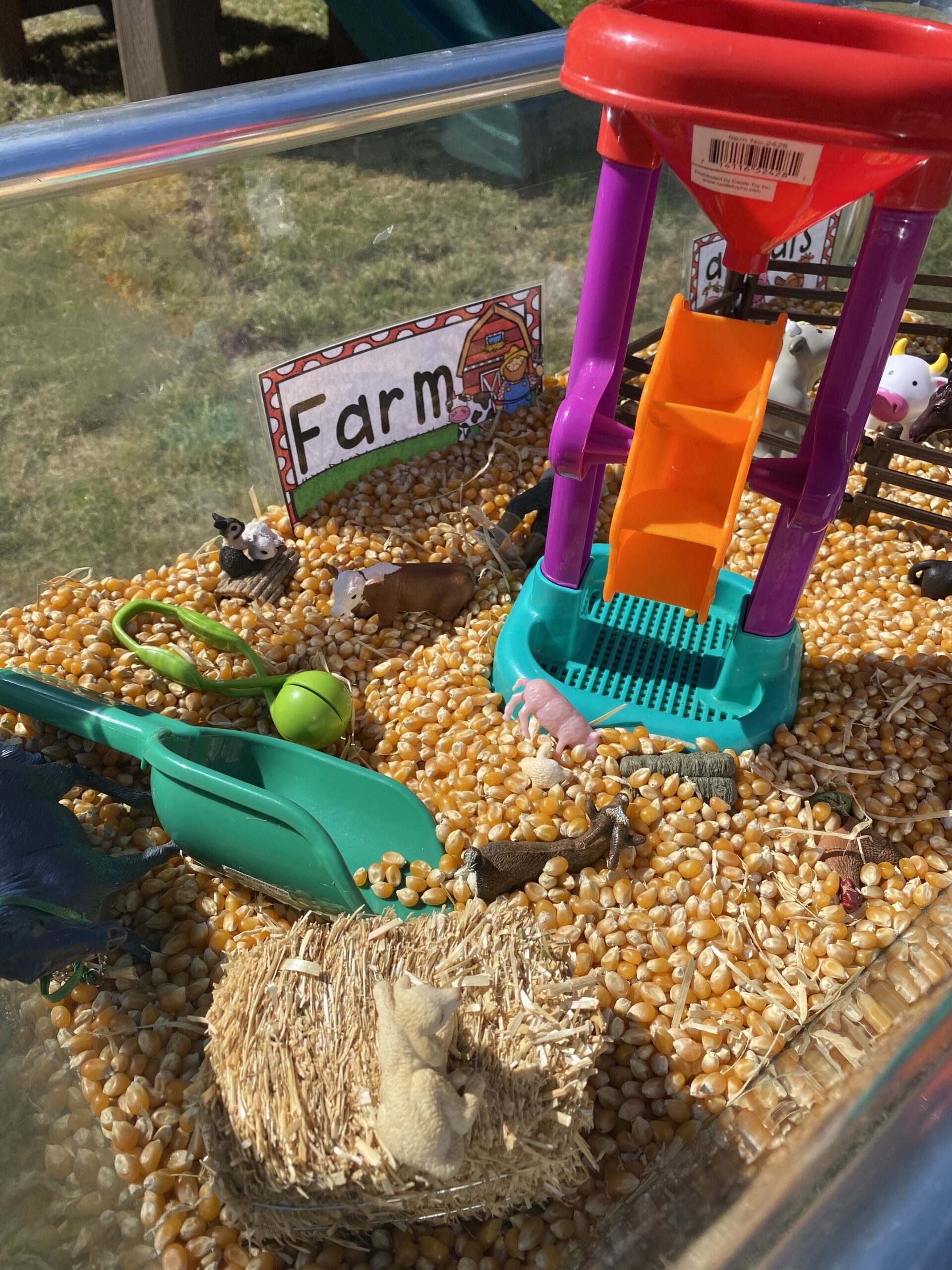 Farm Animals Sensory Bin How2Play.Today