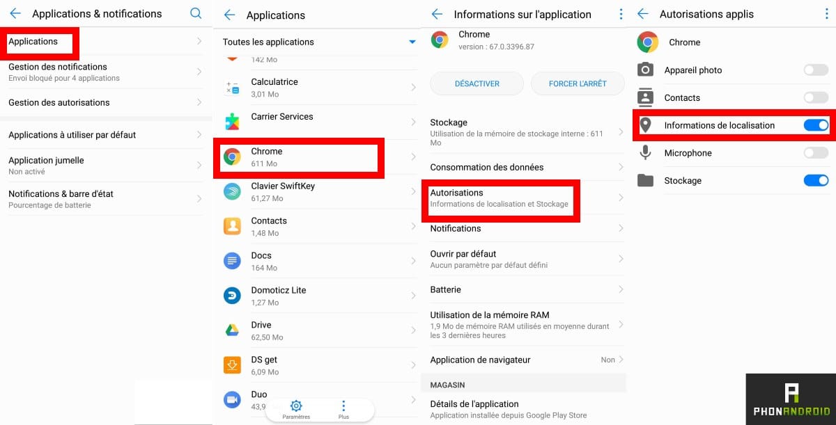 Android how to turn off location?