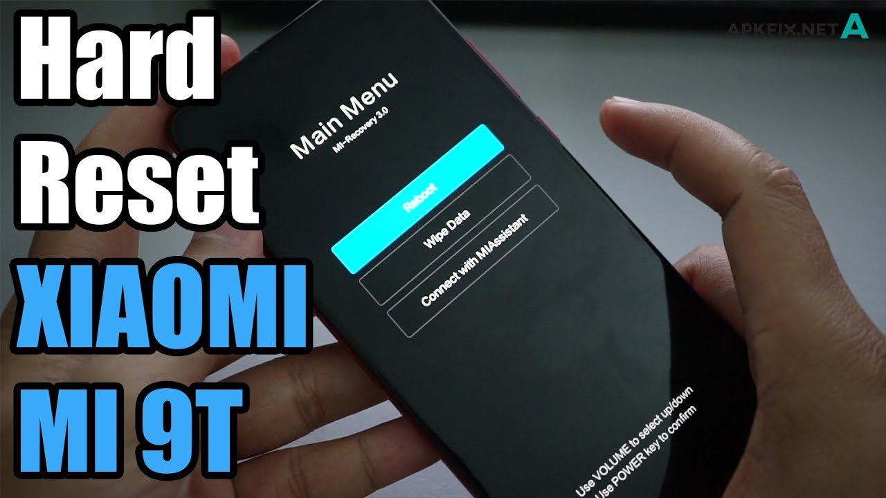 How to perform a hard reset on the Xiaomi MI 9