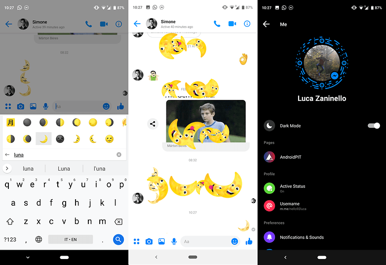 Dark Mode in Facebook Messenger get to the dark side!