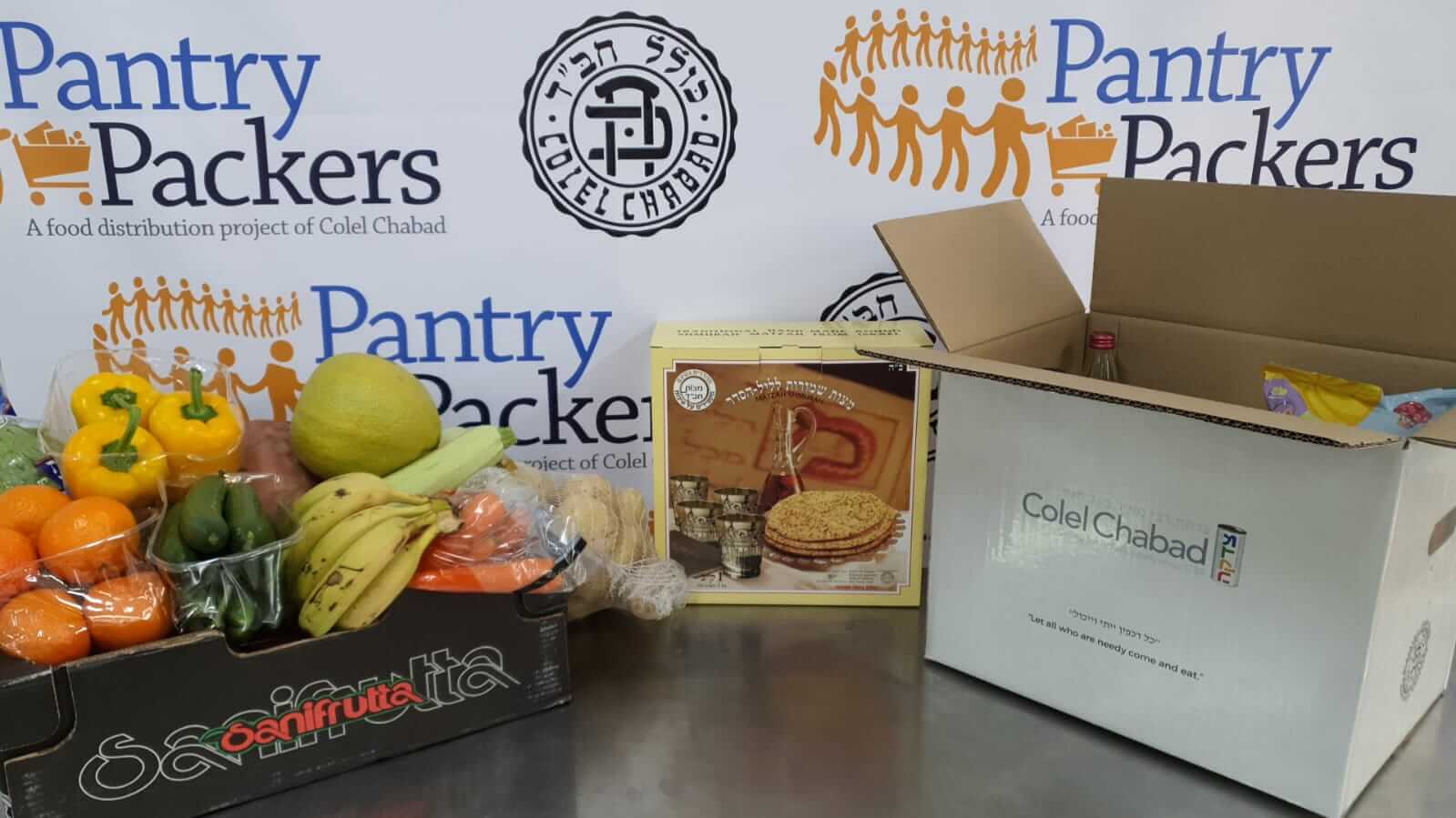 A staple in Jerusalem Pantry Packers helps fill shopping carts during