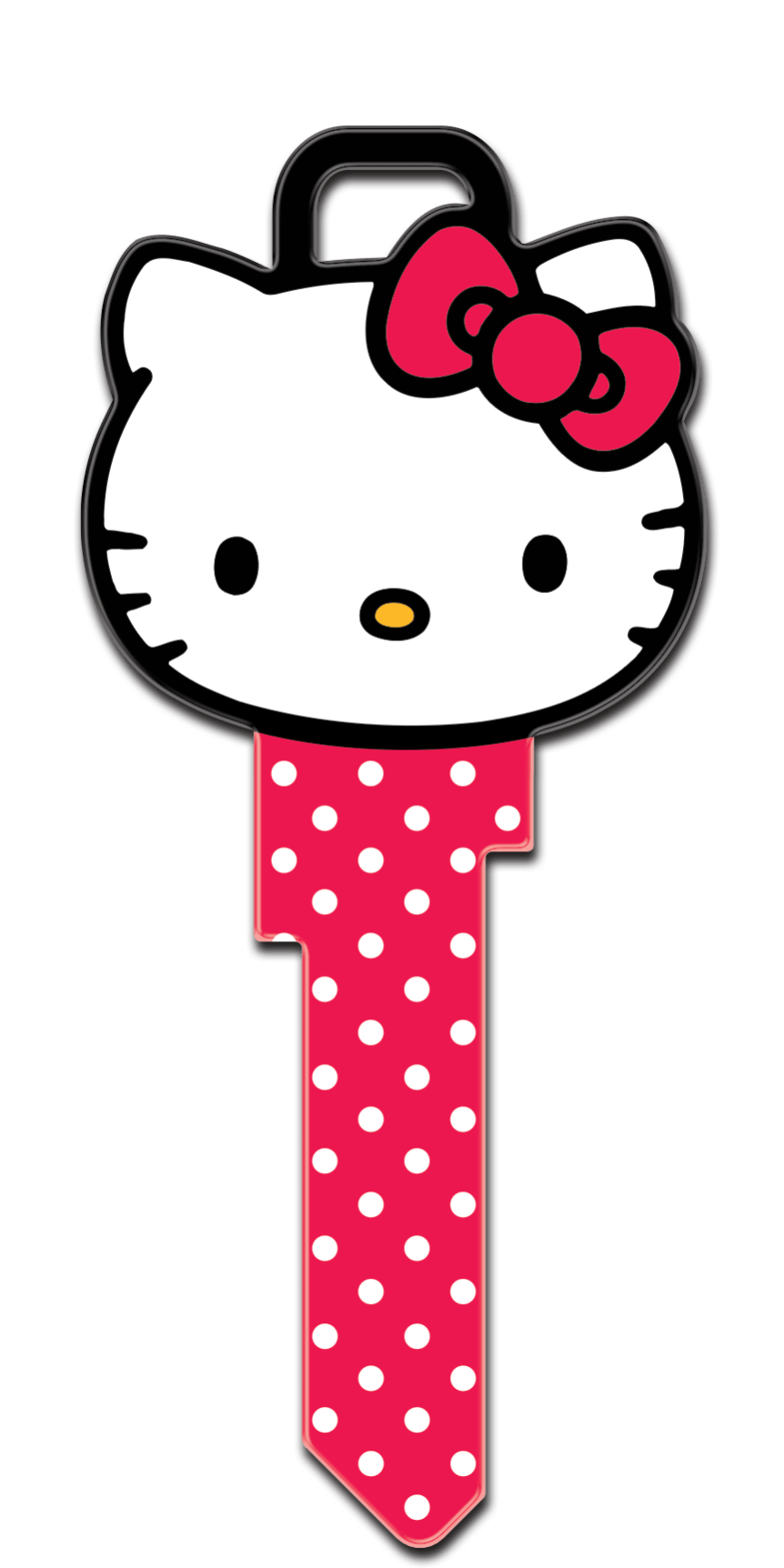 Hello Kitty 'Head Shape' Licensed Painted House Key Blank