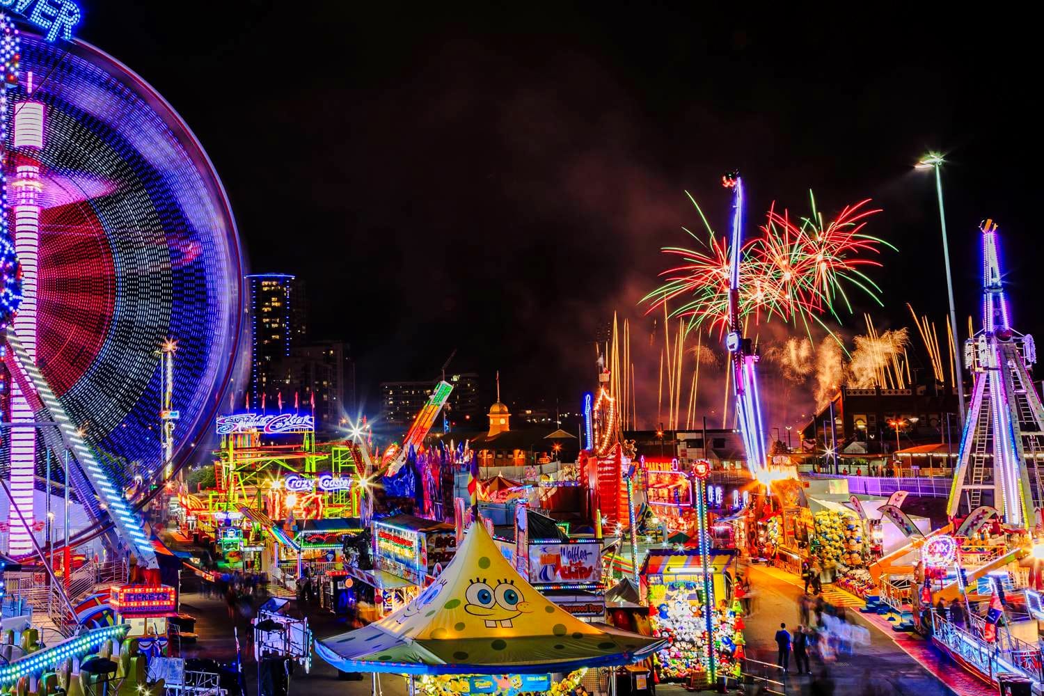 EKKA Show Brisbane Howards Fireworks