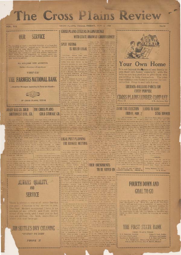 The Cross Plains Review Volume 19 Number 34