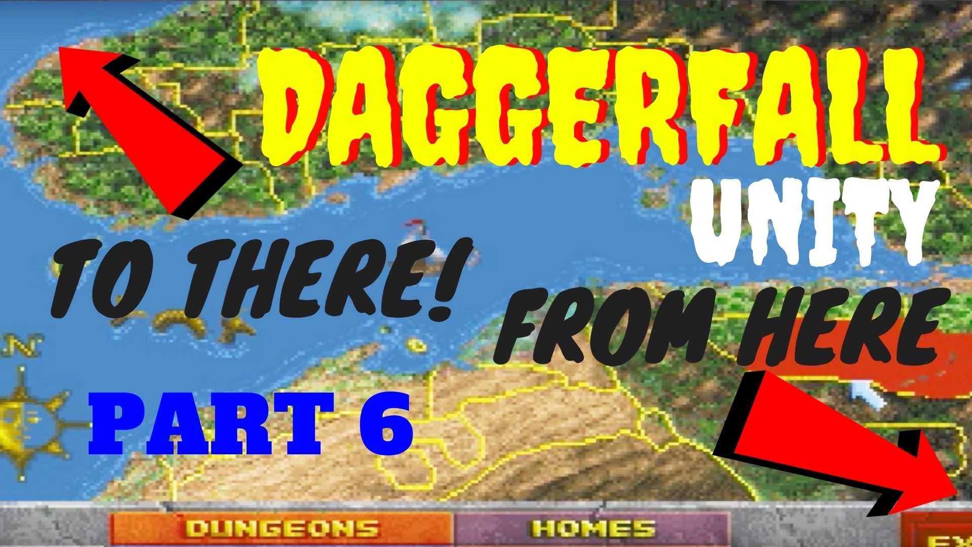 The Elder Scrolls 2 Daggerfall Map