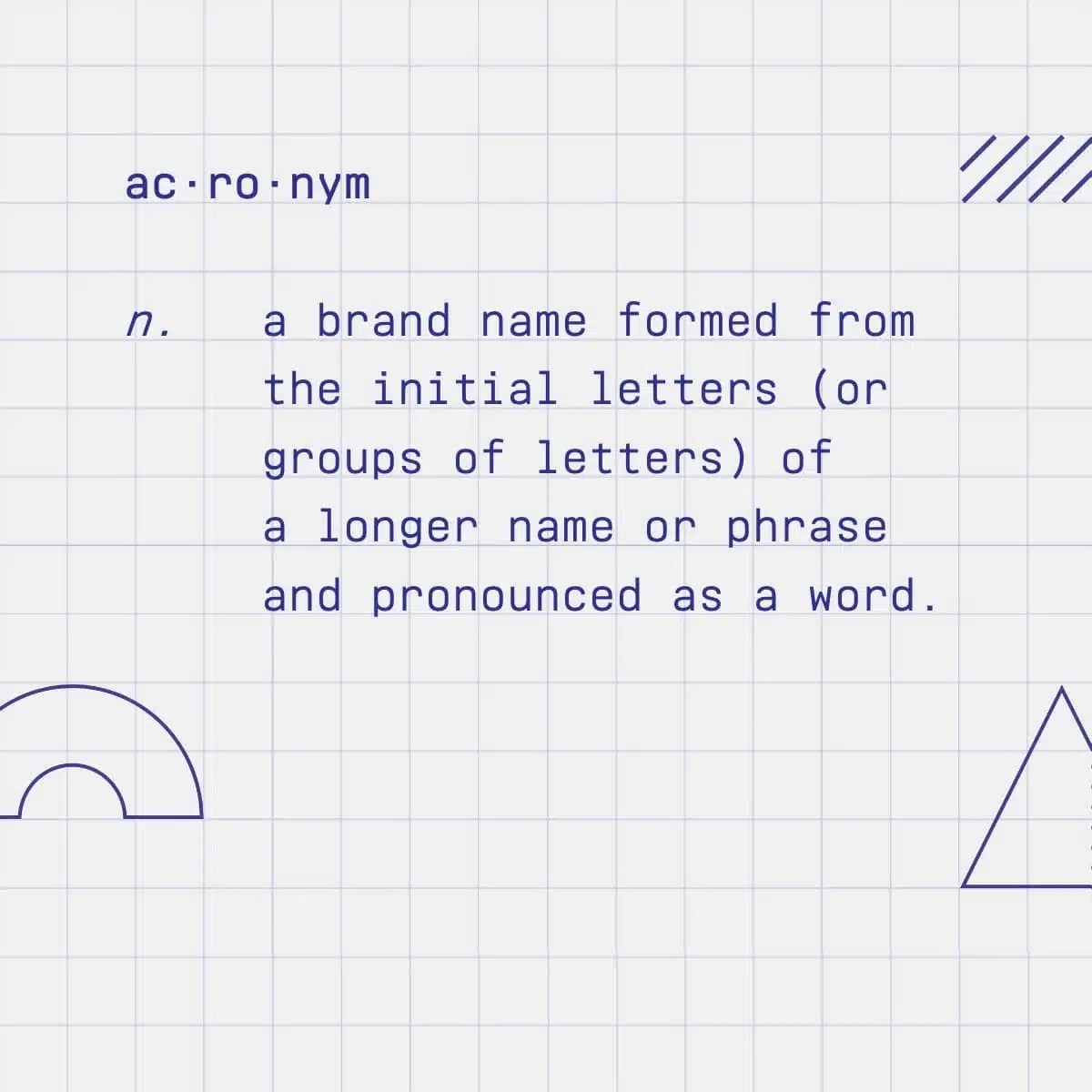 Definition of acronym (What is an acronym?) How Brands Are Built