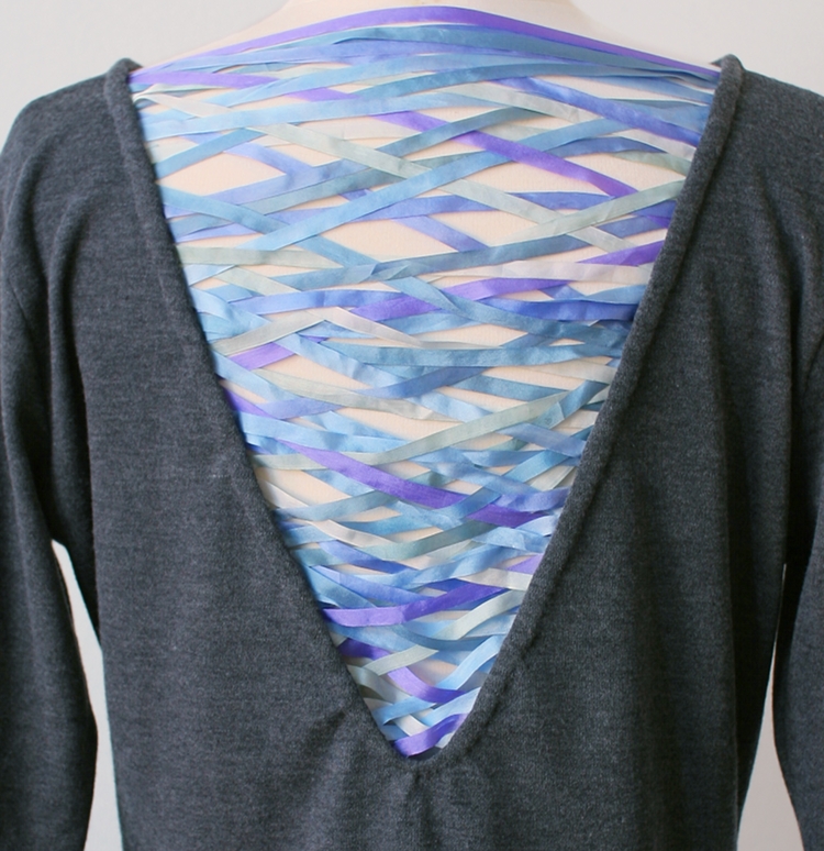 Ribbon Panel Shirt How Did You Make This? Luxe DIY