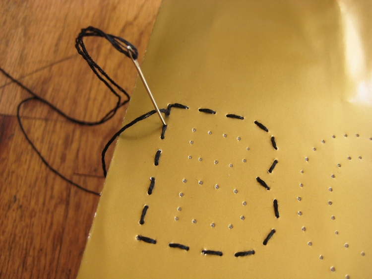 Stitched Gift Bag How Did You Make This? Luxe DIY