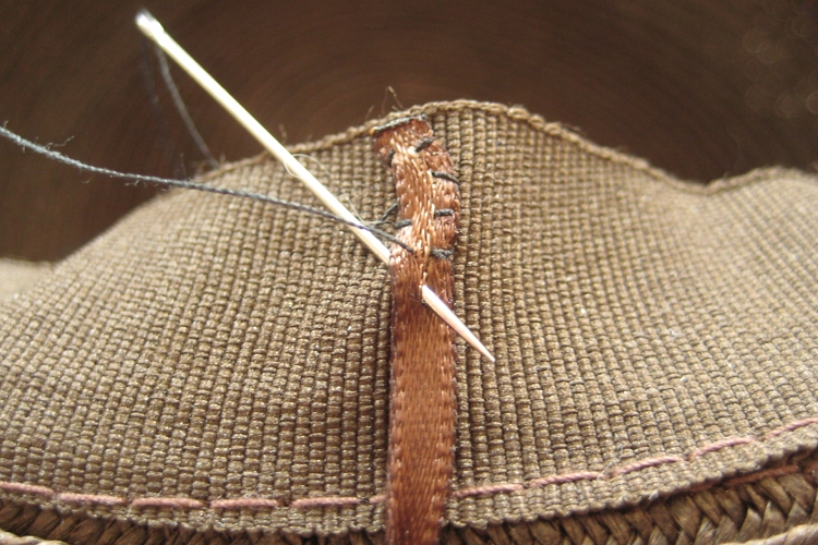 Adding a Ribbon Tie to a Hat How Did You Make This? Luxe DIY