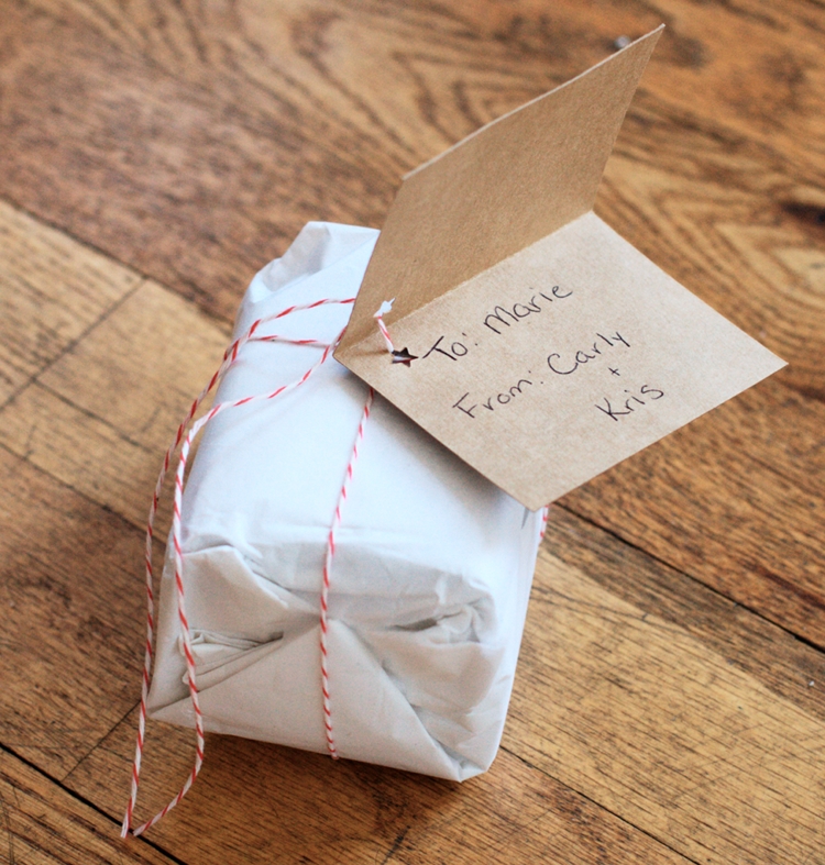 Gift Wrap with String and Paper How Did You Make This? Luxe DIY
