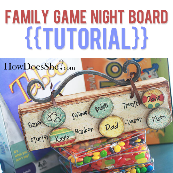Family Fun Game Night Board