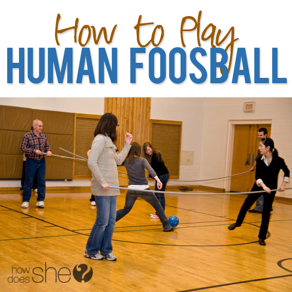 How To Play Human Foosball Learn the humansized version