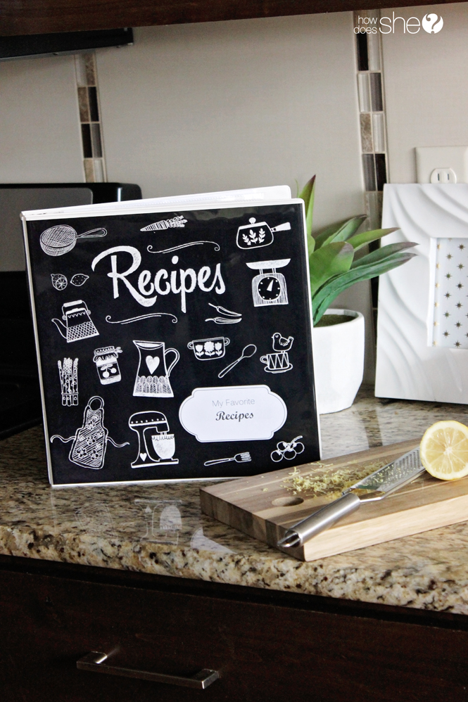 Organize Your Recipes with This Adorable DIY Recipe Binder How Does She