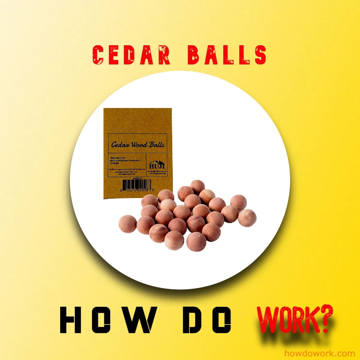 Cedar Balls MothRepellent Magic