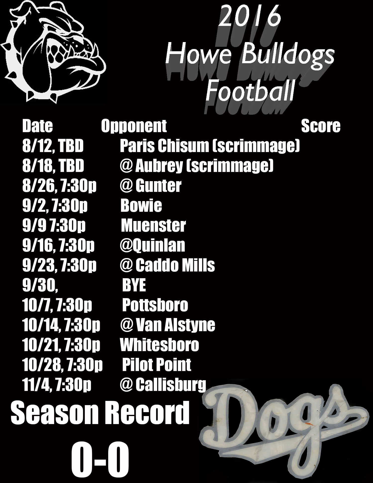 Howe Bulldogs Football Weekly Update The Howe Enterprise