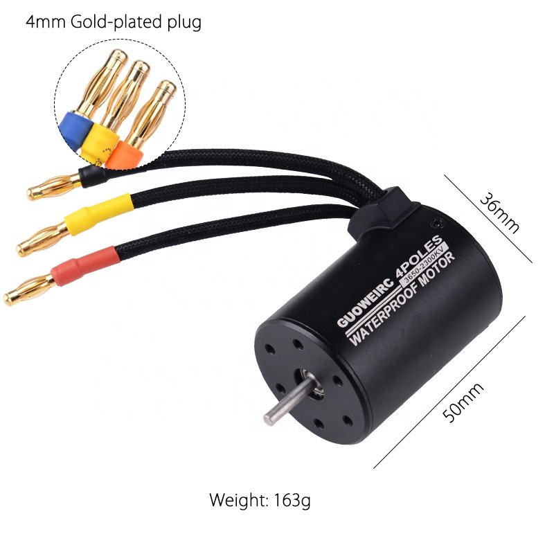 3650 2300kV 500-600 Size Brushless Motor Upgrade RC Cars, Boats | Howes