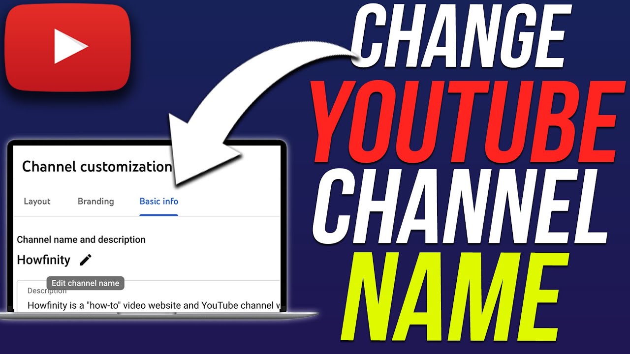 How to Change YouTube Channel Names