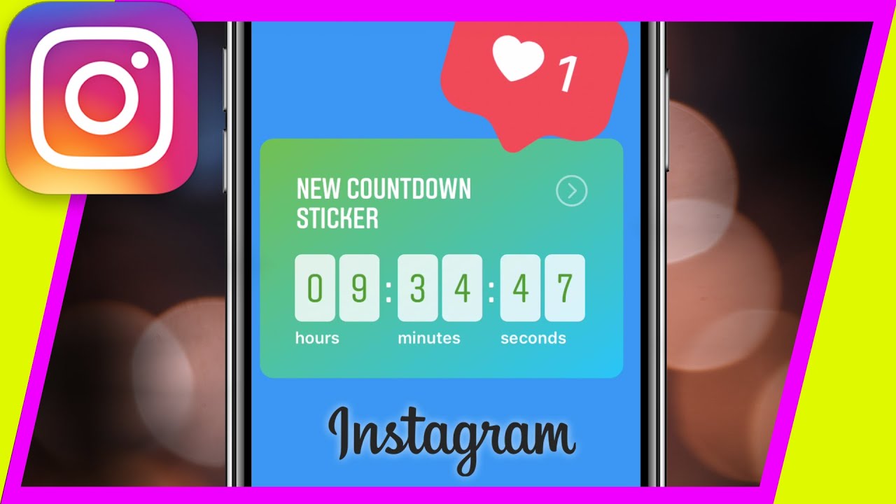 Instagram Countdown Sticker