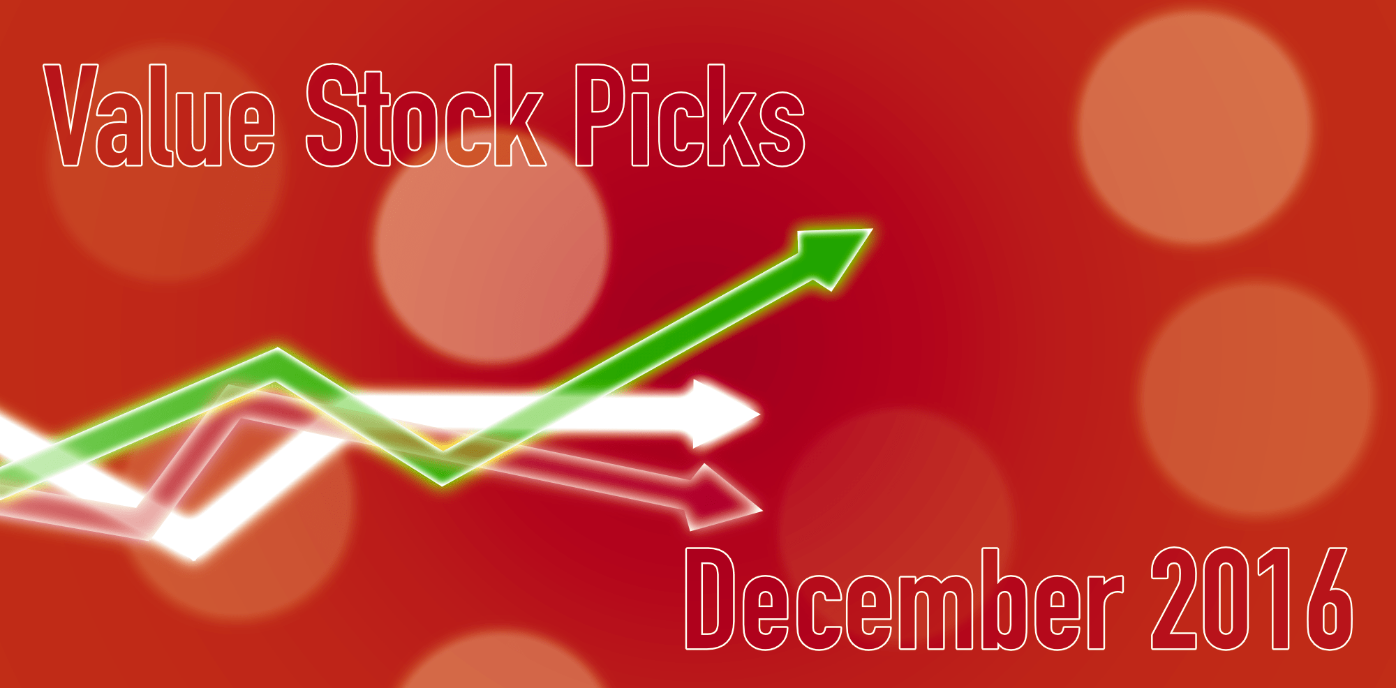 Value Stock Picks December 2016