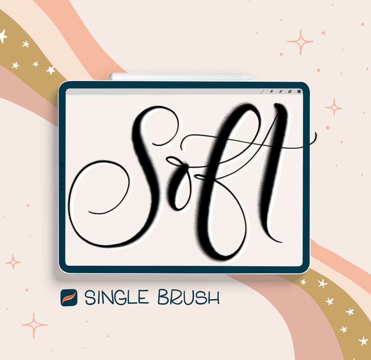 Soft Single Procreate Brush HowJoyful Studio by Joy Kelley