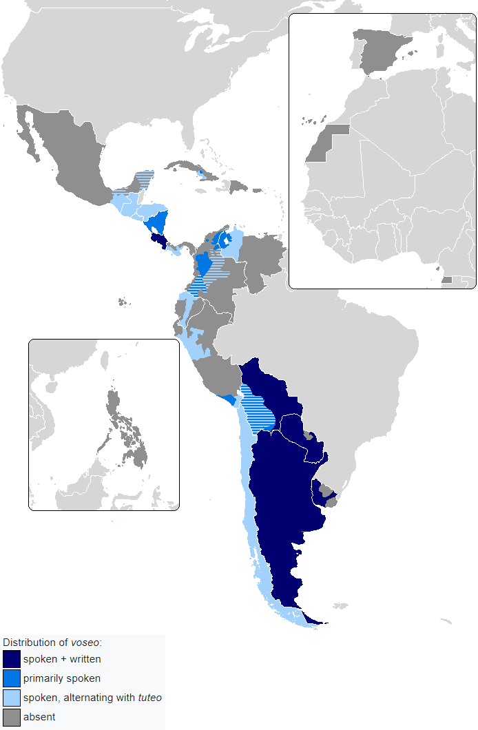 A Brief Guide to Regional Variation of the Forms of Address (Tú, Vos