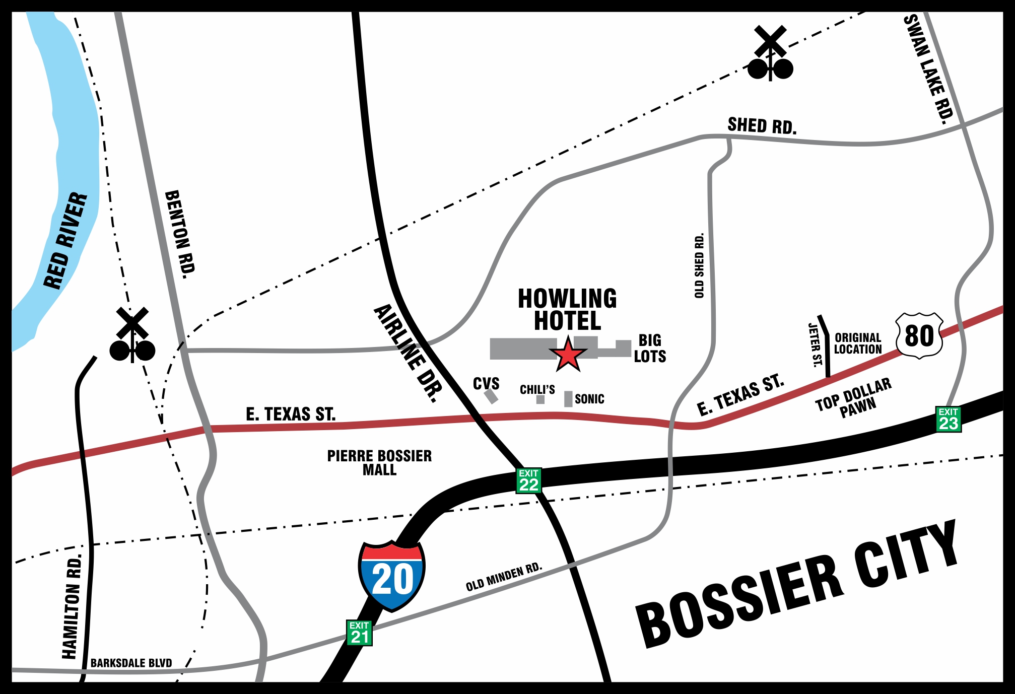 Howling Hotel & Spa Bossier City