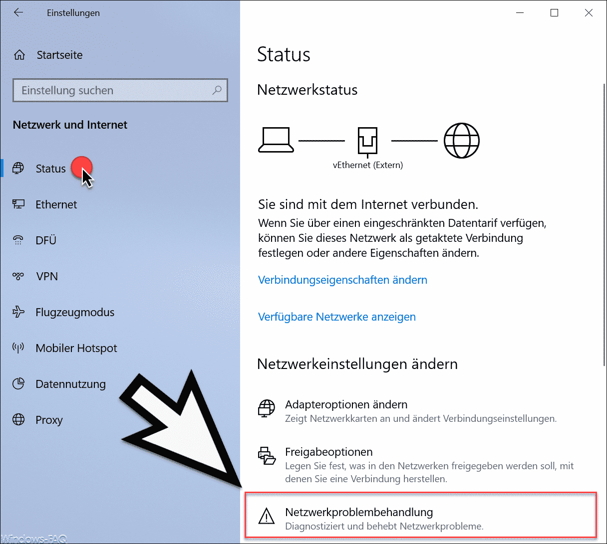 Network diagnostics in Windows 10 HowPChub