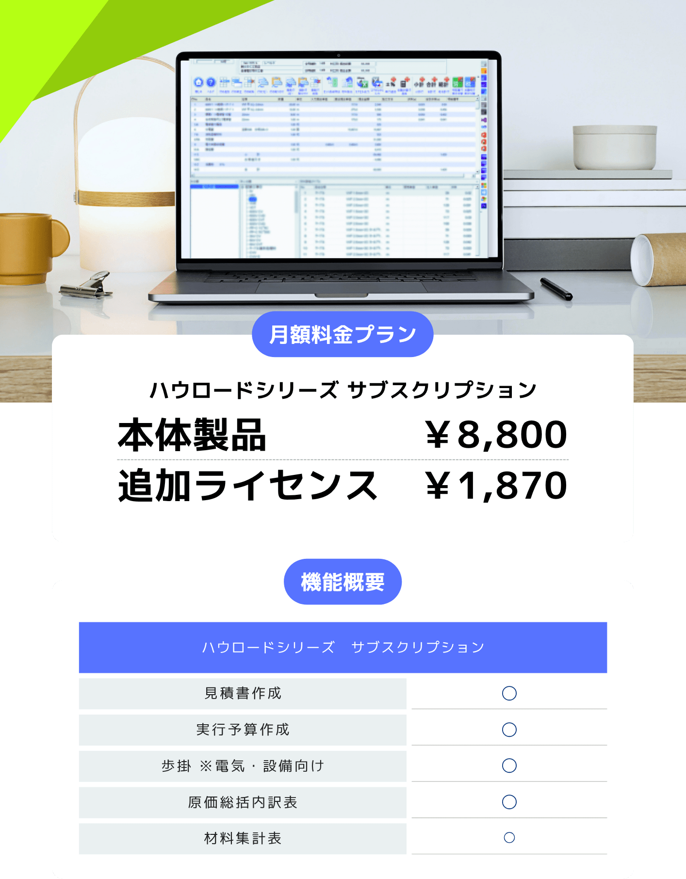 見積ソフトはサブスク型と買い切り型、どっちがいい？工事業向けにわかりやすく解説！ HOW ROAD TO 工事業