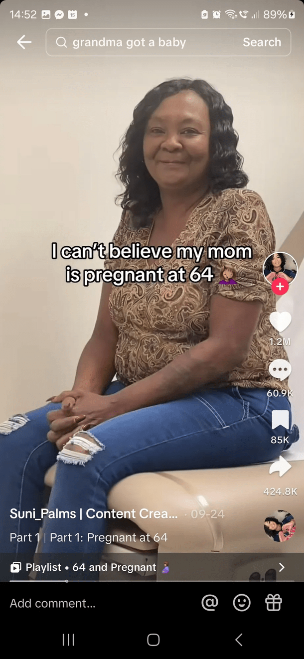 64YearOld Mother’s Unexpected Pregnancy Shocks The