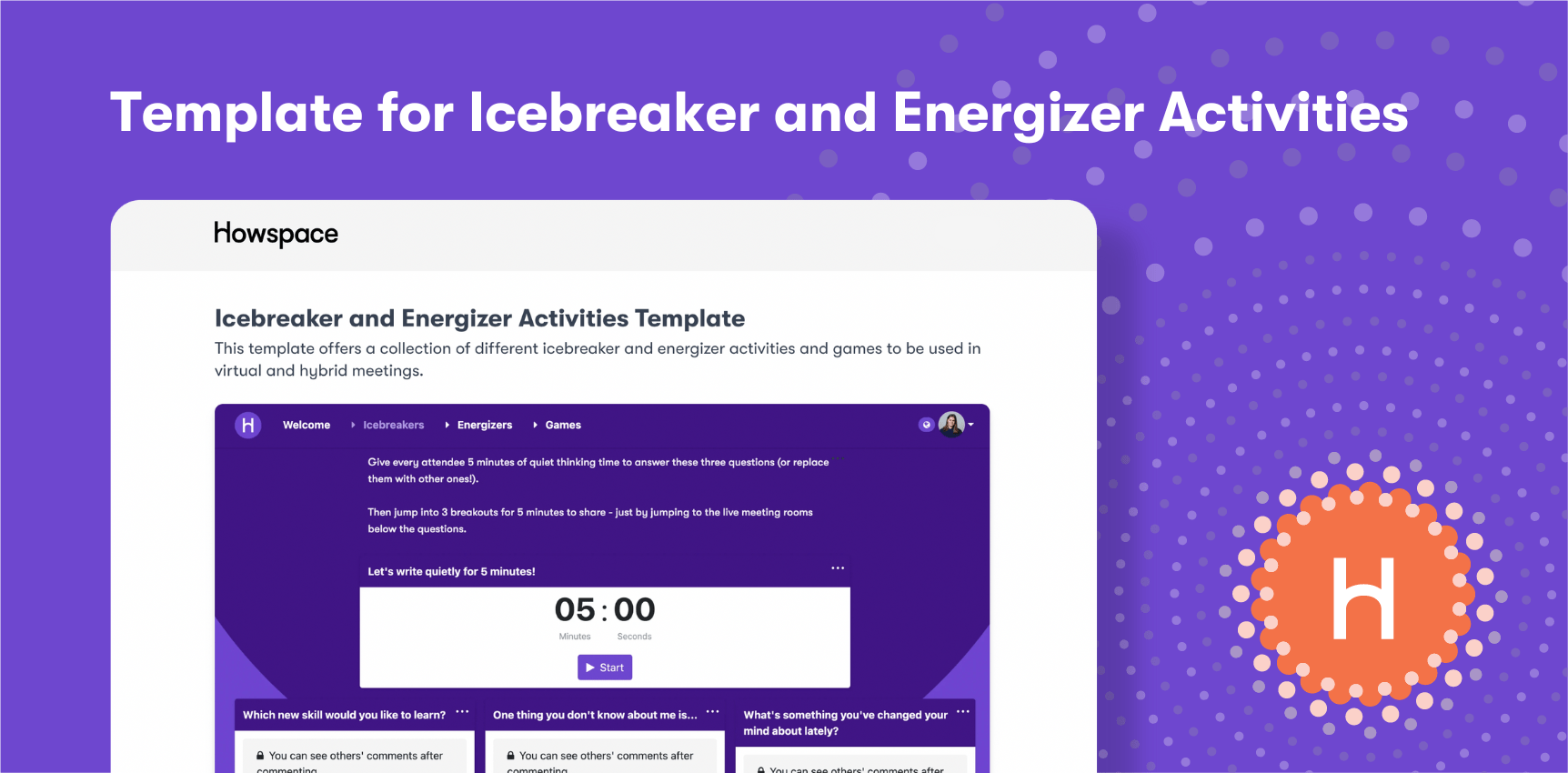 13 online icebreakers, energizer games, and activities
