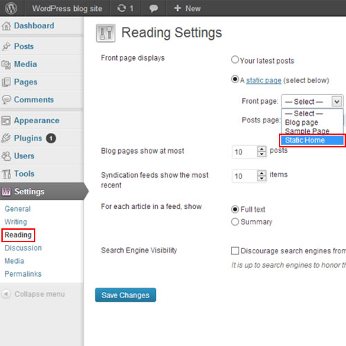 How to Make Wordpress Homepage Static HowTech