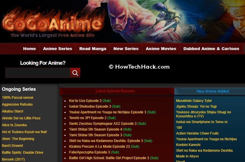 Best sites To Watch English Dubbed Anime Online 2018