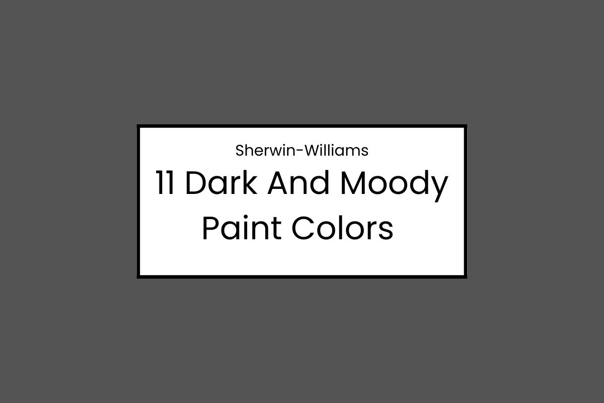 11 Dark And Moody Paint Colors For Your Living Room