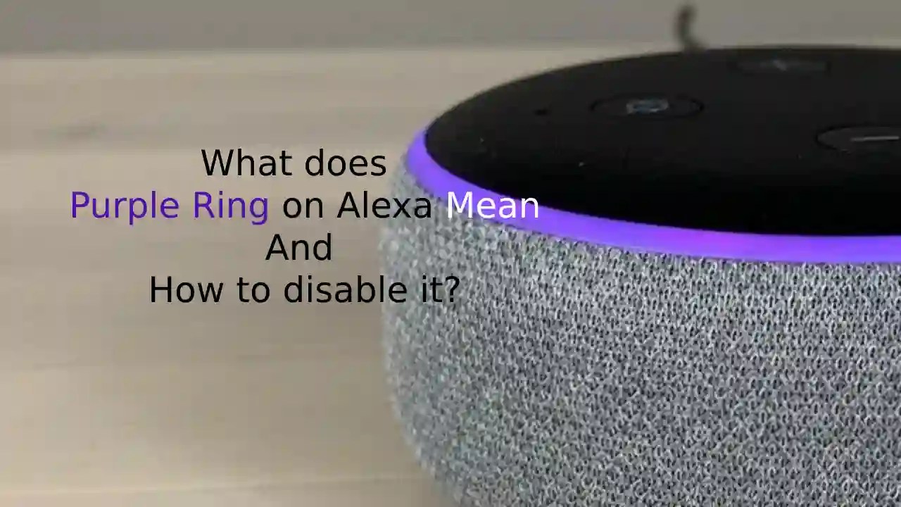 Alexa Purple Ring [Solved] HowTL