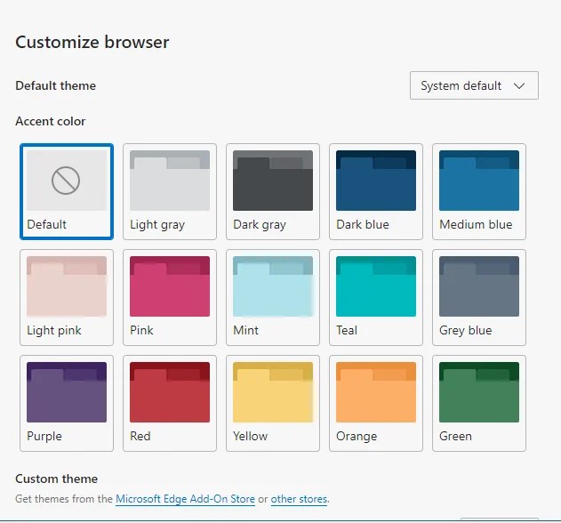 How to Enable Accent Color Theme in Microsoft Edge Browser