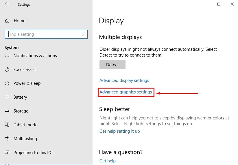 Customize Graphics Performance Preference for Apps in Windows 10