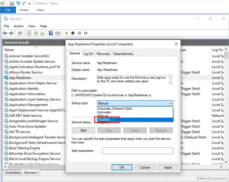 How to Enable or Disable App Readiness Service in Windows 11 or 10