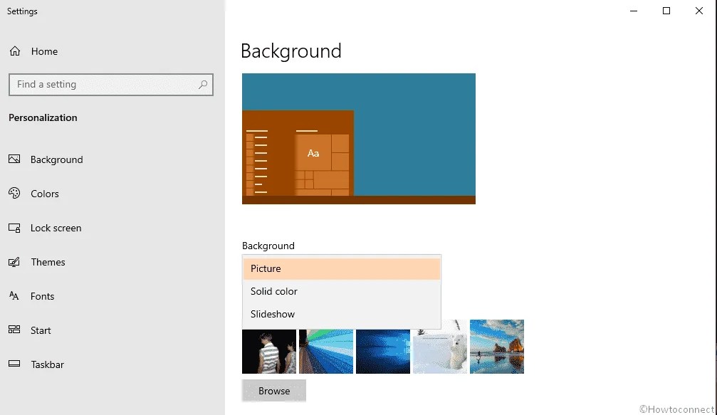 How to Change Desktop Background Image on Windows 10