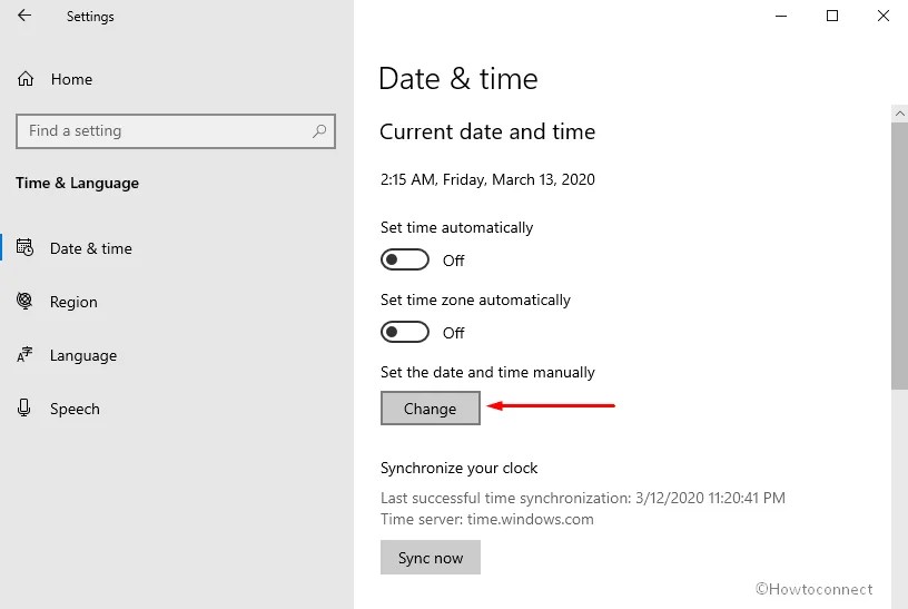 How to Change Time in Windows 10