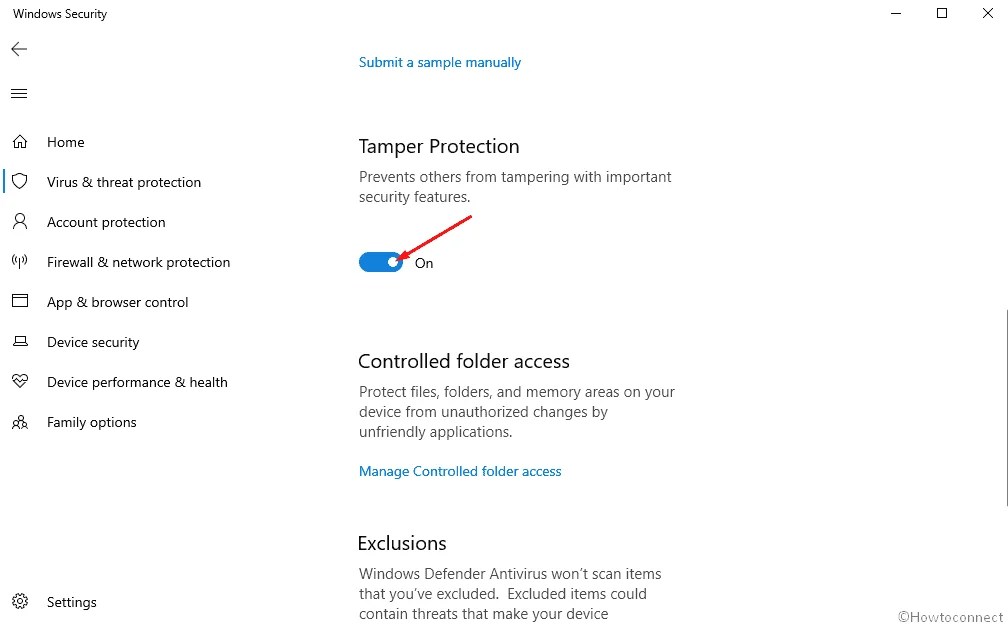 How to Disable/Enable Tamper Protection in Windows 10