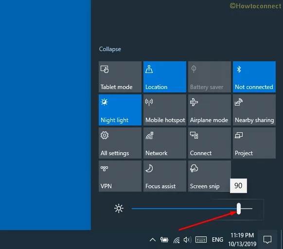 Adjust Brightness and Contrast on Windows 10 Desktop