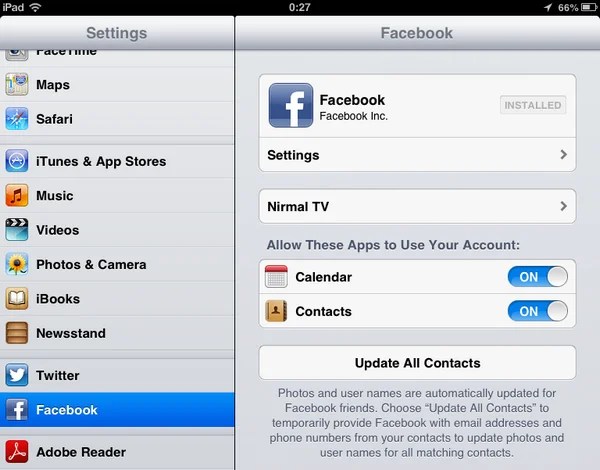 Log in to Facebook Apple Community