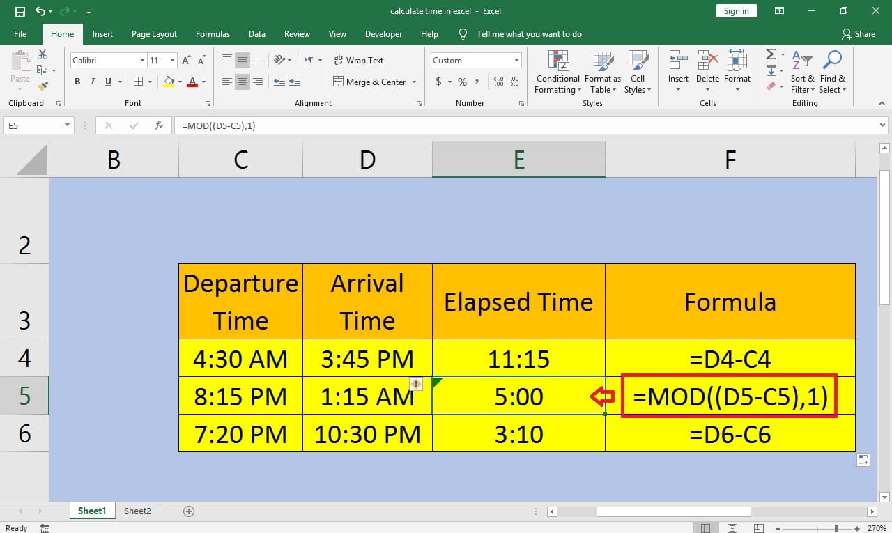 How to Calculate Time in Excel