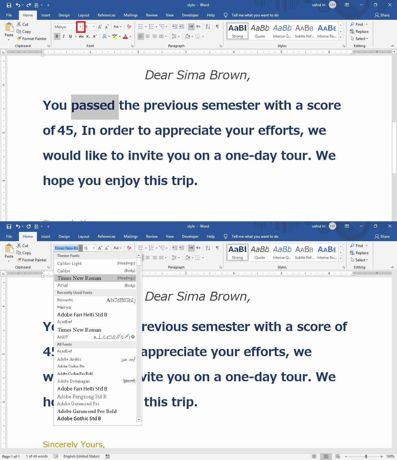 How to Format Text in The Word
