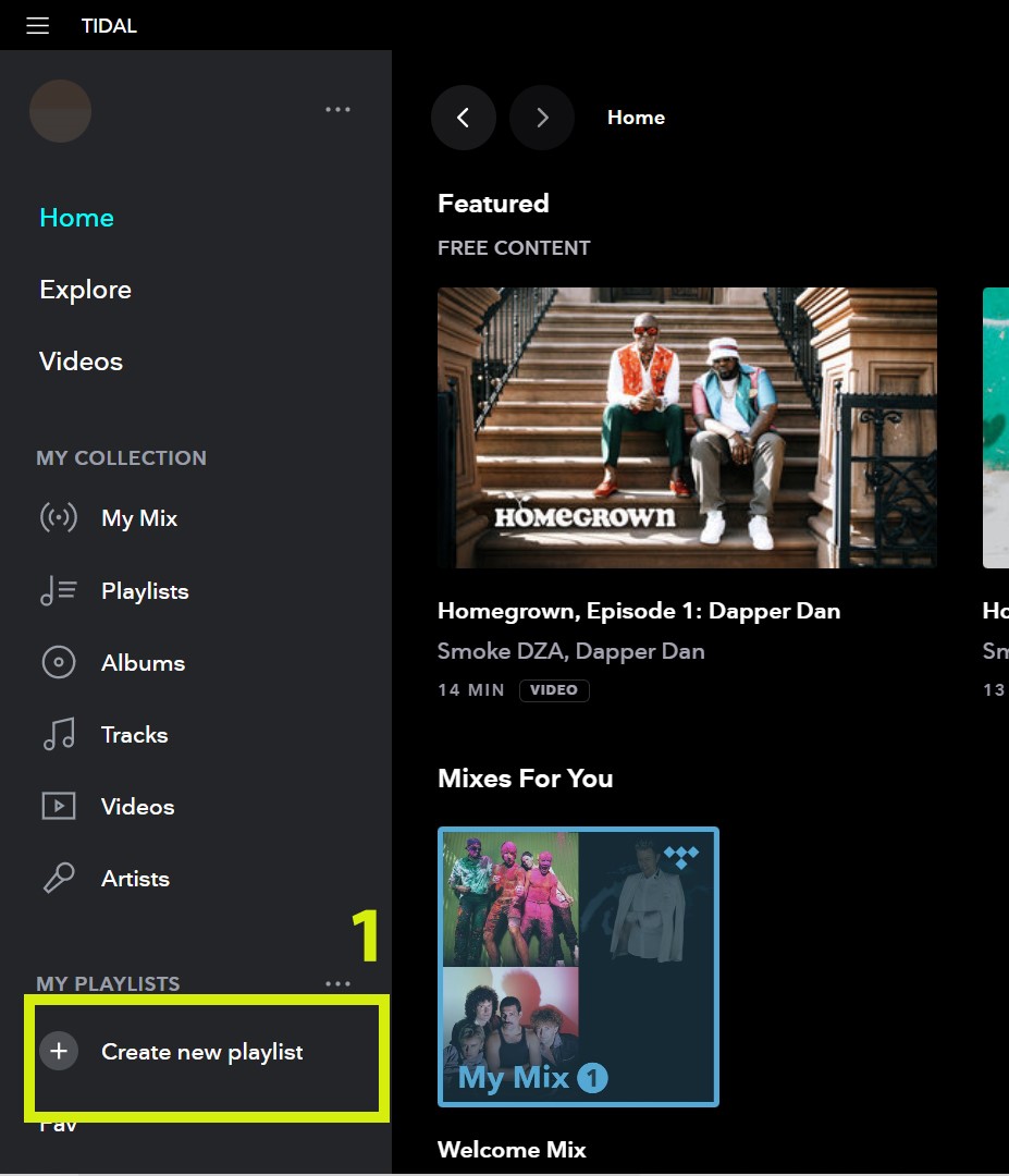 How to Manage Tidal Playlists