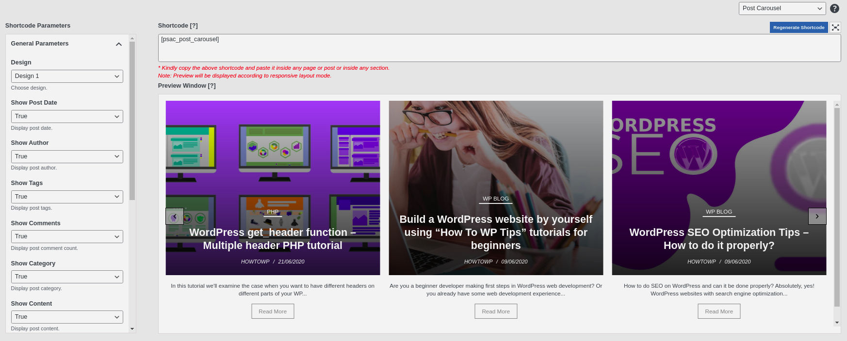 WordPress post carousel plugin test Best free WP posts carousel plugins