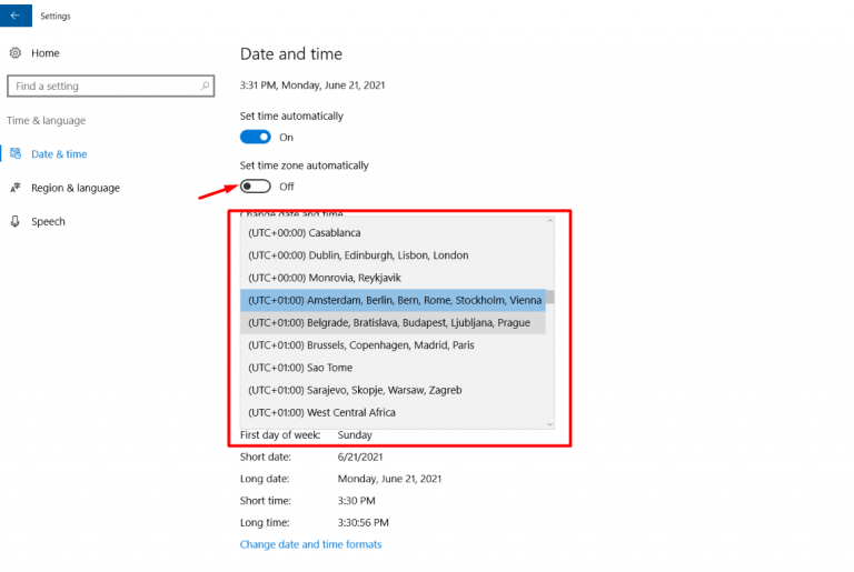 How to change the default Time Zone of Windows VPS / Server?