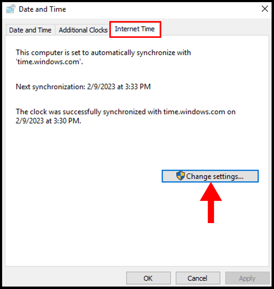 How to Synchronize the Clock in Windows with Time Servers