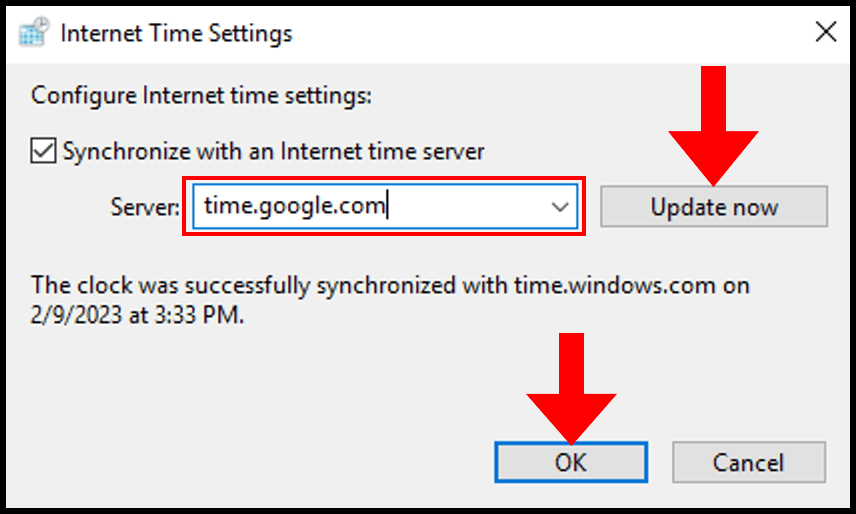 How to Synchronize the Clock in Windows with Time Servers